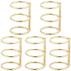 3-Ring Iron Loose Leaf Book Binder Hinged Rings AJEW-CP0009-48A-1