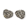 Sparkling Acrylic Heart Beads with Rhinestone Embellishment OACR-NH0001-02B-06-2
