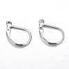 304 Stainless Steel Leverback Earring Findings X-STAS-M217-03-2