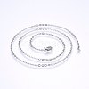 304 Stainless Steel Cable Chains Necklaces NJEW-F221-03P-1
