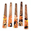 Translucent Resin & Walnut Wood Big Pendants RESI-TAC0017-46-D03-3