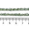 Transparent Electroplate Glass Beads Strands EGLA-H107-02A-PL04-2