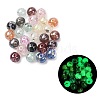 Luminous Transparent Resin & Glitter Powder Beads RESI-C073-16-1