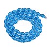 Transparent Glass Beads Strands EGLA-N013-T6mm-D17-2