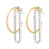 304 Stainless Steel Stud Earrings EJEW-A161-03G-3