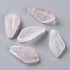 Natural Rose Quartz Pendants G-F697-B03-1