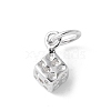 925 Sterling Silver Dice Charms STER-M093-02P-1