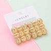 Alloy Stud Earrings EJEW-M092-05G-3