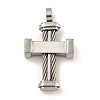 Non-Tarnish 304 Stainless Steel Pendants STAS-F307-14P-1