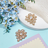 2Pcs Alloy Glass Rhinestone Cabochons FIND-CY0001-75-4