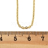 Brass Cable Chain Necklaces for Women NJEW-D302-48G-4