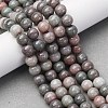 Ombre Effect Dyed Glass Beads Strands GLAA-T031-01O-12-3