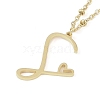 304 Stainless Steel Pendant Necklaces LS-NJEW-H029-02G-S-1