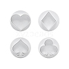 PP Plastic Playing Card Theme Cookie Cutters PW-WG657F4-01-6