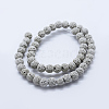Natural Lava Rock Beads Strands X-G-P349-01-8mm-2