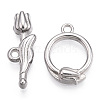 304 Stainless Steel Toggle Clasps STAS-A092-05P-1-1