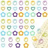 96Pcs 12 Styles Plastic Knittings Tool DIY-FS0010-60-1