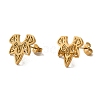 304 Stainless Steel Stud Earrings EJEW-Z036-01G-1