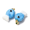 Handmade Lampwork Pendants LAMP-A007-01G-02-04-3
