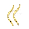 Brass Twist Tube Beads KK-B120-02A-G-1