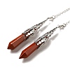 Natural Red Jasper Dowsing Pendulum Big Pendants G-H285-06P-18-1