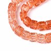 Crackle Transparent Glass Beads Strands GLAA-N062-6mm-10-3