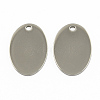 Tarnish Resistant 304 Stainless Steel Stamping Blank Tag Pendants STAS-S028-02-1