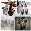 CHGCRAFT 2Pcs Resin Rhinestone Bowknot Shoes Charms FIND-CA0004-74-7