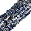 Precious Chip Lapis Lazuli Beads Strands. 3~5mm F043-1