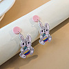 Easter Acrylic Dangle Stud Earrings FS-WG1C5A1-03-2