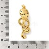 Rack Plating Brass Micro Pave Cubic Zirconia Pendants KK-U022-01A-02-3