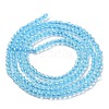 Transparent Glass Beads Strands GLAA-H021-03-13-4