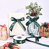 1 Roll Christmas Printed Polyester Grosgrain Ribbons OCOR-CY0002-93-4