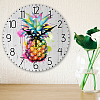 MDF Printed Wall Clock HJEW-WH0058-007-5