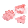 Christmas Plastic Cookie Candy Food Cutters Molds DIY-K080-03-3