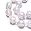 Natural Baroque Pearl Keshi Pearl Beads Strands PEAR-S019-02E-02-4