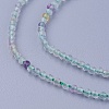 Natural Fluorite Beads Strands G-F619-01-2mm-3