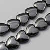 Non-magnetic Synthetic Hematite Beads Strands G-Q897-6x6mm-2