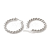 Non-Tarnish 304 Stainless Steel Hoop Earrings for Women EJEW-Z066-03P-2