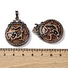 Synthetic Goldstone Pendants G-A241-02R-18-3