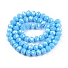 Electroplate Glass Beads Strands EGLA-A044-P8mm-A08-3