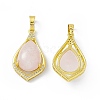 Natural Rose Quartz Pendants G-H283-04C-2