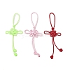 Nylon Thread Chinese Knot Pendant Decorations HJEW-JM02498-1