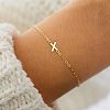 Simple Style Alloy Letter Link Bracelets WG5F19A-22-1