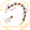 WADORN 2Pcs 2 Colors Acrylic Link Chains Bag Handles FIND-WR0004-53-3