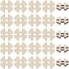 1 Set 1-Hole Wood Buttons BUTT-CY0001-16B-6