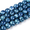 Baking Paint Glass Beads Strands DGLA-N016-8mm-10-1