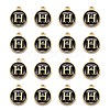 Golden Plated Alloy Charms X-ENAM-S118-02H-2