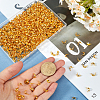 1200Pcs Brass Bead Tips KK-SP0001-93G-3
