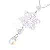 Snowflake Acrylic Hanging Ornaments HJEW-JM02309-5